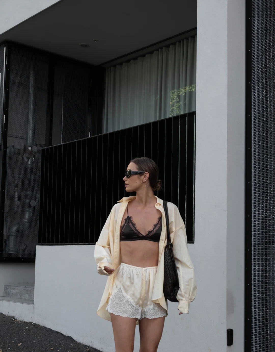 The Amélie Lace Shorts / Lemon - Image 3