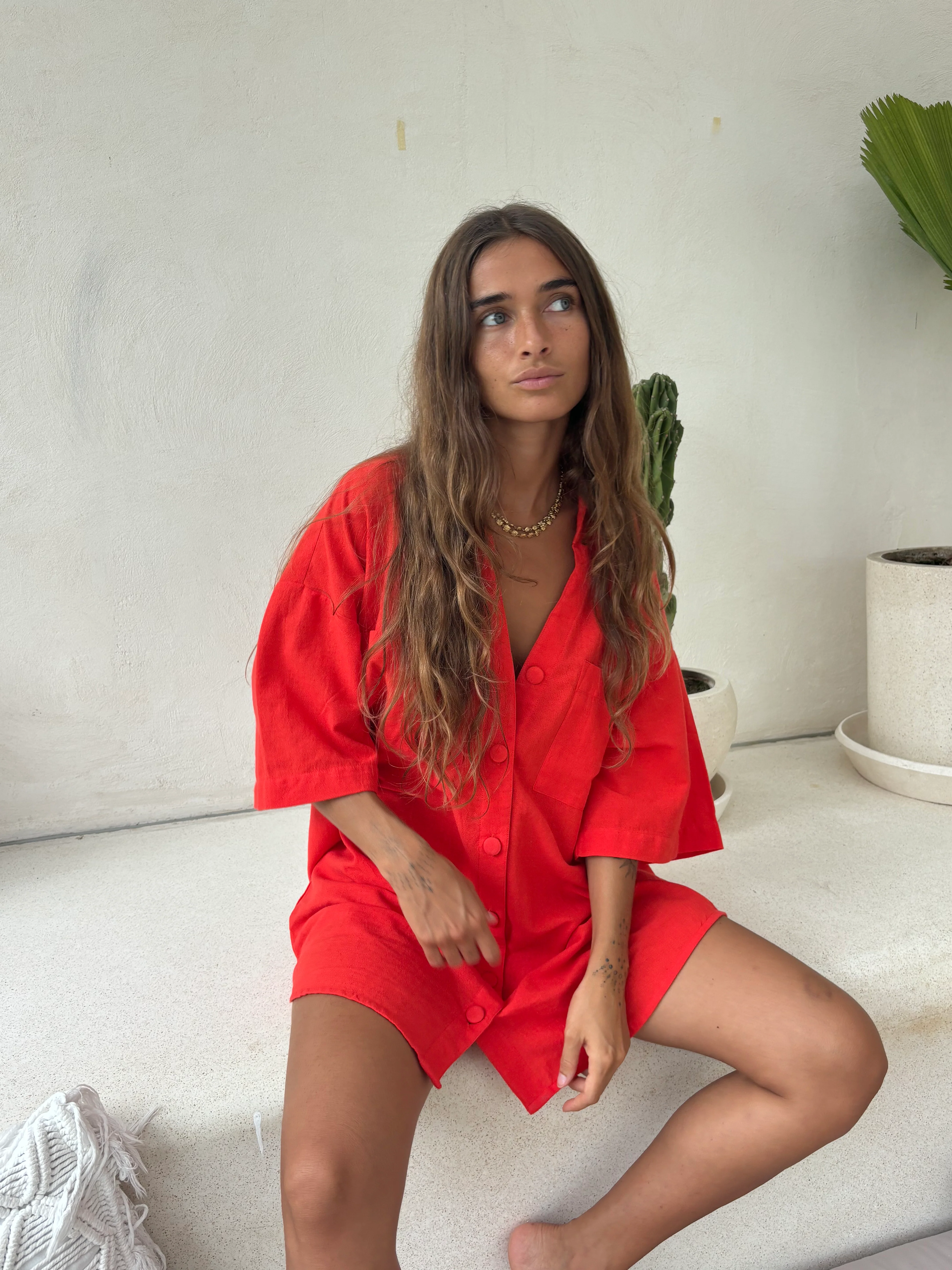 The Blake Dress / Red - Image 7