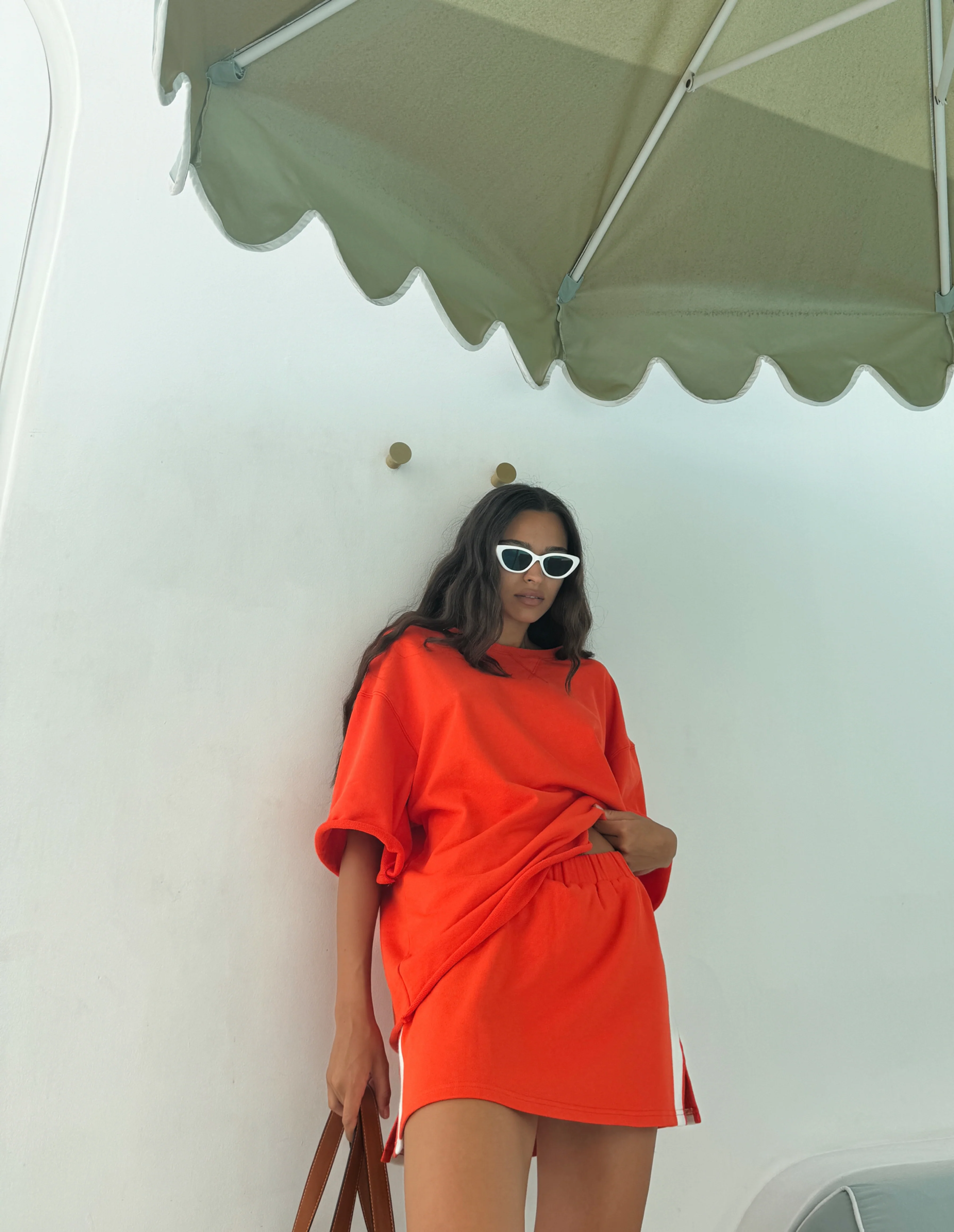 The Maya Mini Skirt / Chilli - Image 5