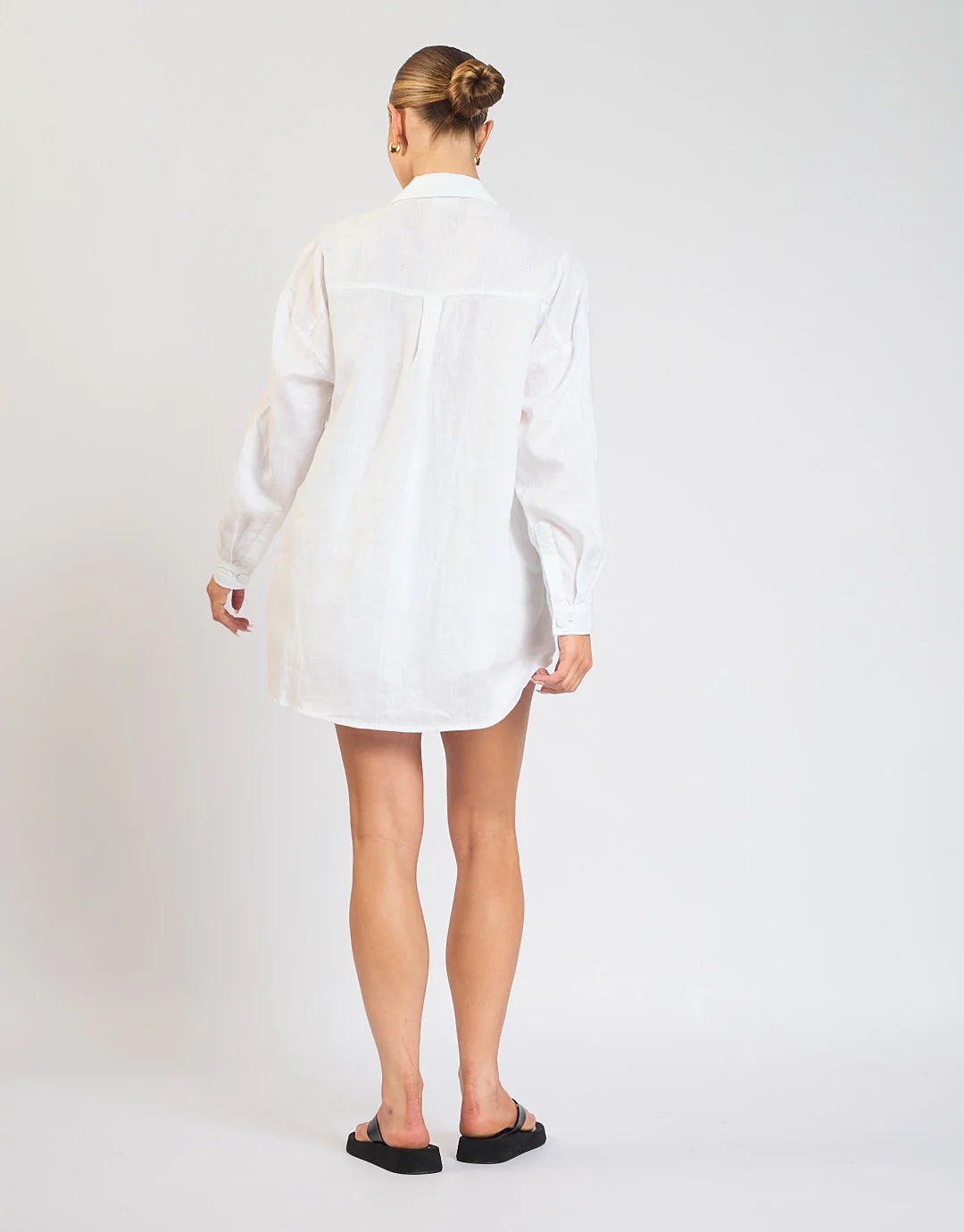 The Flo Shirt / Vanilla (100% Linen) - Image 5